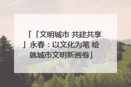 「文明城市 共建共享」永春：以文化为笔 绘就城市文明新画卷