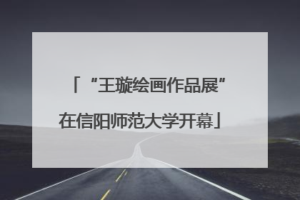 “王璇绘画作品展”在信阳师范大学开幕