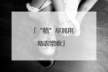 “秸”尽其用 助农增收