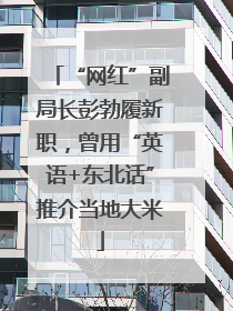 “网红”副局长彭勃履新职，曾用“英语+东北话”推介当地大米