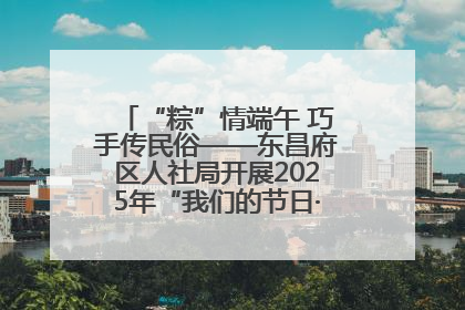“粽”情端午 巧手传民俗——东昌府区人社局开展2025年“我们的节日·端午”包粽子活动