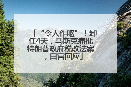 “令人作呕”！卸任4天，马斯克痛批特朗普政府税改法案，白宫回应