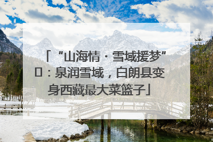 “山海情・雪域援梦”⑪：泉润雪域，白朗县变身西藏最大菜篮子