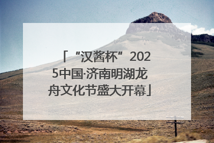 “汉酱杯”2025中国·济南明湖龙舟文化节盛大开幕