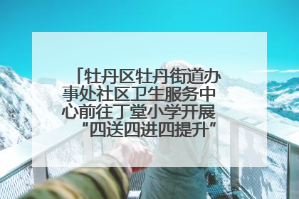 牡丹区牡丹街道办事处社区卫生服务中心前往丁堂小学开展“四送四进四提升”及无烟日宣传活动