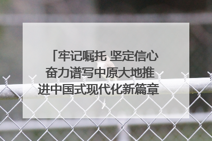 牢记嘱托 坚定信心 奋力谱写中原大地推进中国式现代化新篇章（六）河南绘就“行走河南·读懂中国”新画卷丨牢记嘱托谱新篇