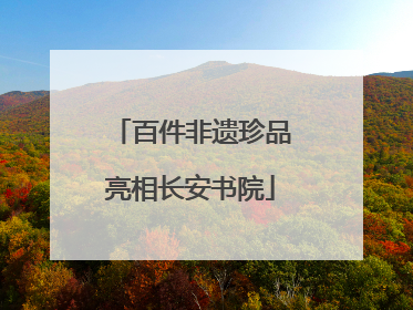 百件非遗珍品亮相长安书院