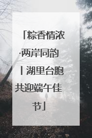 粽香情浓·两岸同韵丨湖里台胞共迎端午佳节