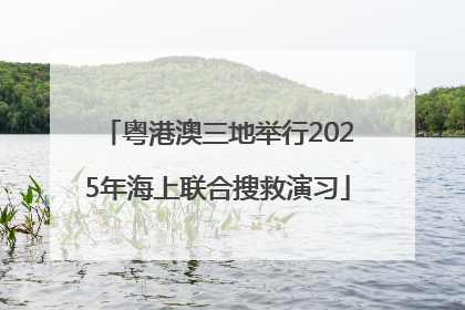 粤港澳三地举行2025年海上联合搜救演习