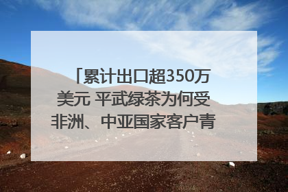 累计出口超350万美元 平武绿茶为何受非洲、中亚国家客户青睐？｜发布会观察