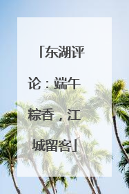 东湖评论：端午粽香，江城留客