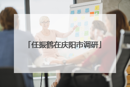 任振鹤在庆阳市调研