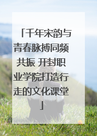 千年宋韵与青春脉搏同频共振 开封职业学院打造行走的文化课堂