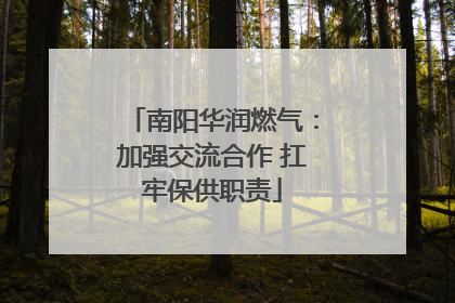 南阳华润燃气：加强交流合作 扛牢保供职责