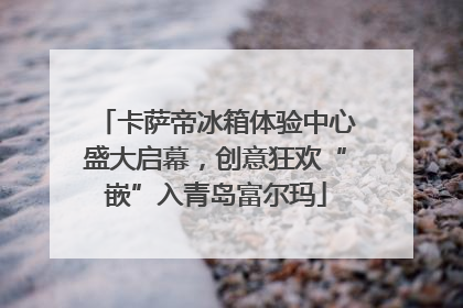 卡萨帝冰箱体验中心盛大启幕，创意狂欢“嵌”入青岛富尔玛