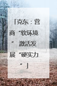 克东：营商“软环境” 激活发展“硬实力”
