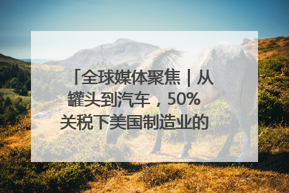 全球媒体聚焦｜从罐头到汽车，50%关税下美国制造业的“生死劫”