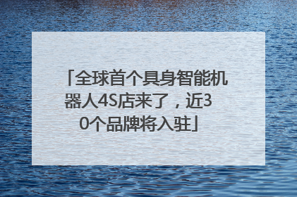 全球首个具身智能机器人4S店来了，近30个品牌将入驻