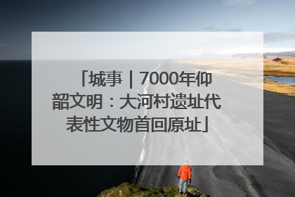 城事｜7000年仰韶文明：大河村遗址代表性文物首回原址