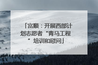 富顺：开展西部计划志愿者“青马工程”培训和慰问
