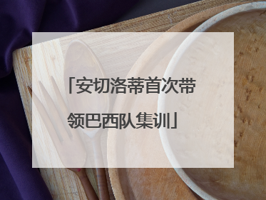 安切洛蒂首次带领巴西队集训