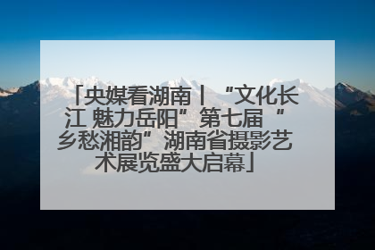 央媒看湖南丨“文化长江 魅力岳阳”第七届“乡愁湘韵”湖南省摄影艺术展览盛大启幕