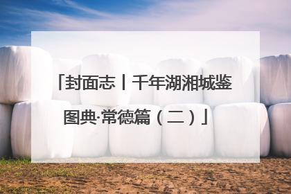 封面志丨千年湖湘城鉴图典·常德篇（二）