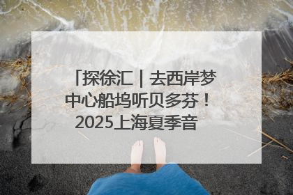 探徐汇｜去西岸梦中心船坞听贝多芬！2025上海夏季音乐节公布节目阵容