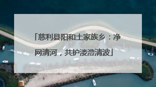 慈利县阳和土家族乡：净网清河，共护溇澧清波