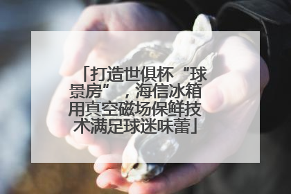 打造世俱杯“球景房”，海信冰箱用真空磁场保鲜技术满足球迷味蕾