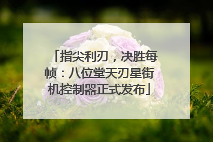 指尖利刃，决胜每帧：八位堂天刃星街机控制器正式发布