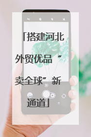 搭建河北外贸优品“卖全球”新通道