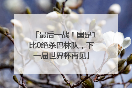 最后一战！国足1比0绝杀巴林队，下一届世界杯再见