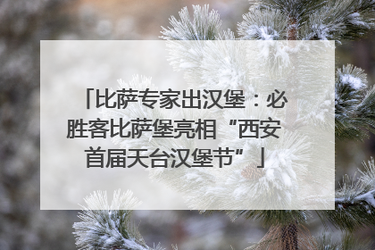 比萨专家出汉堡：必胜客比萨堡亮相“西安首届天台汉堡节”