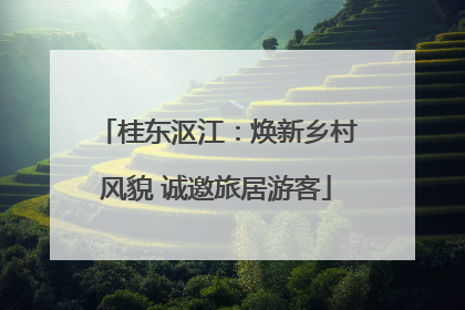 桂东沤江：焕新乡村风貌 诚邀旅居游客