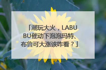 潮玩大火，LABUBU催动下泡泡玛特、布鲁可大涨该咋看？