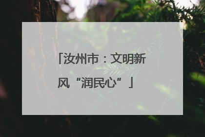 汝州市：文明新风“润民心”