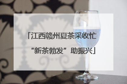 江西赣州夏茶采收忙 “新茶勃发”助振兴