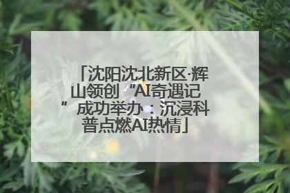沈阳沈北新区·辉山领创“AI奇遇记”成功举办：沉浸科普点燃AI热情