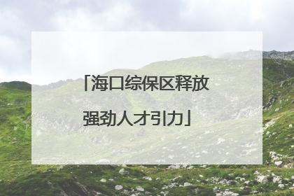 海口综保区释放强劲人才引力