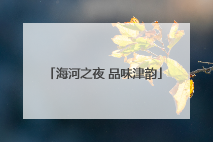 海河之夜 品味津韵