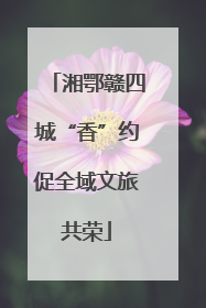 湘鄂赣四城“香”约促全域文旅共荣