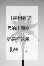荆州老字号的出圈密码藏在这条街里……