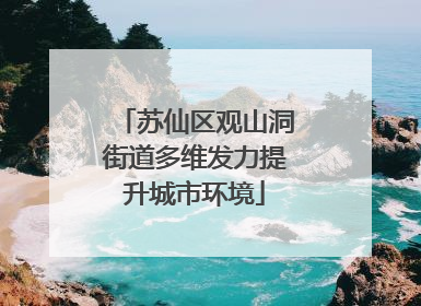 苏仙区观山洞街道多维发力提升城市环境