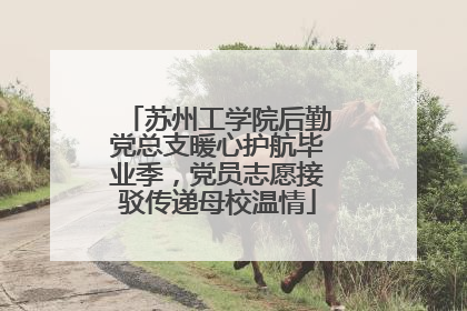 苏州工学院后勤党总支暖心护航毕业季，党员志愿接驳传递母校温情