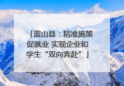 蓝山县：精准施策促就业 实现企业和学生“双向奔赴”
