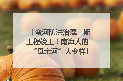 蛮河防洪治理二期工程竣工！南漳人的“母亲河”大变样