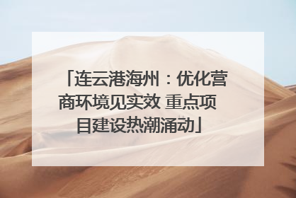 连云港海州：优化营商环境见实效 重点项目建设热潮涌动