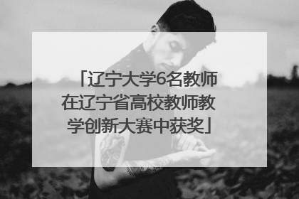 辽宁大学6名教师在辽宁省高校教师教学创新大赛中获奖