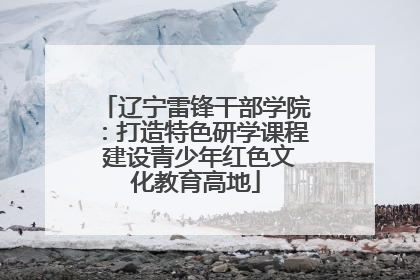 辽宁雷锋干部学院：打造特色研学课程 建设青少年红色文化教育高地